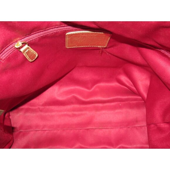 Coach Classic Laura Secret Admirer Jacquard Signature Hearts Dots Tote & Charm - Picture 6 of 13